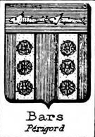 Bars Coat of Arms / Family Crest 3
