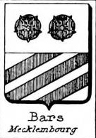 Bars Coat of Arms / Family Crest 1