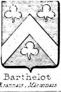 Barthelot Coat of Arms / Family Crest 0