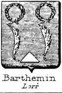 Barthemin Coat of Arms / Family Crest 0