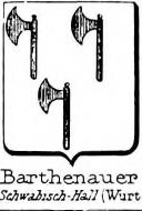 Barthenauer Coat of Arms / Family Crest 0