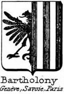 Bartholony Coat of Arms / Family Crest 0