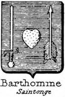 Barthomme Coat of Arms / Family Crest 0