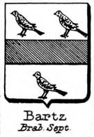 Bartz Coat of Arms / Family Crest 0