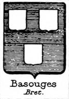 Basouges Coat of Arms / Family Crest 0