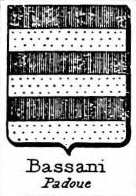 Bassani Coat of Arms / Family Crest 1