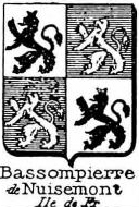 Bassompierre Coat of Arms / Family Crest 1