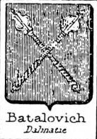 Batalovich Coat of Arms / Family Crest 0