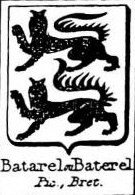 Batarel Coat of Arms / Family Crest 0