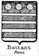 Battant Coat of Arms / Family Crest 0