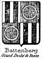 Battenberg Coat of Arms / Family Crest 1