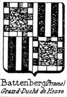 Battenberg Coat of Arms / Family Crest 2