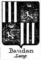 Baudan Coat of Arms / Family Crest 0