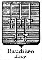 Baudiere Coat of Arms / Family Crest 0