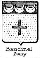 Baudinel Coat of Arms / Family Crest 0