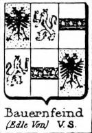 Bauernfeind Coat of Arms / Family Crest 0