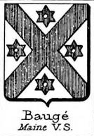 Bauge Coat of Arms / Family Crest 1