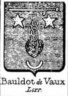 Bauldot Coat of Arms / Family Crest 0