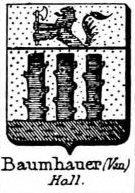 Baumhauer Coat of Arms / Family Crest 1