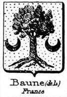 Baune Coat of Arms / Family Crest 0