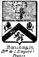 Baussain Coat of Arms / Family Crest 1