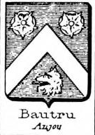 Bautru Coat of Arms / Family Crest 0