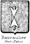 Bauvaulier Coat of Arms / Family Crest 0