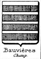 Bauviere Coat of Arms / Family Crest 0