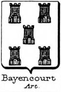 Bayencourt Coat of Arms / Family Crest 0