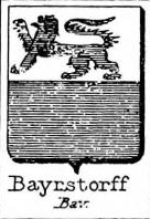 Bayrstorff Coat of Arms / Family Crest 0