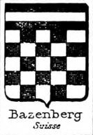 Bazenberg Coat of Arms / Family Crest 0
