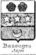Bazouges Coat of Arms / Family Crest 1