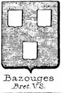 Bazouges Coat of Arms / Family Crest 2