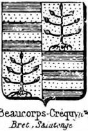 Beaucorps Coat of Arms / Family Crest 1