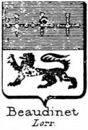 Beaudinet Coat of Arms / Family Crest 0