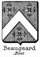 Beaugeard Coat of Arms / Family Crest 0