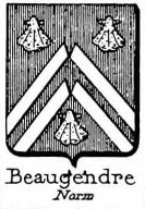 Beaugendre Coat of Arms / Family Crest 0