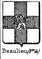 Beaulieu Coat of Arms / Family Crest 16