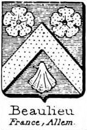 Beaulieu Coat of Arms / Family Crest 3