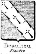 Beaulieu Coat of Arms / Family Crest 1