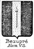 Beaupre Coat of Arms / Family Crest 4