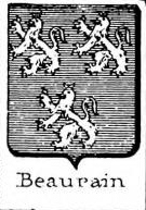 Beaurain Coat of Arms / Family Crest 4