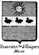 Beaurains Coat of Arms / Family Crest 0