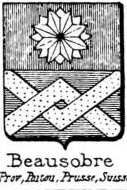 Beausobre Coat of Arms / Family Crest 1