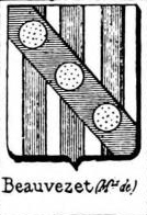 Beauvezet Coat of Arms / Family Crest 0