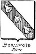 Beauvoir Coat of Arms / Family Crest 11