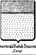 Beauvoir Coat of Arms / Family Crest 13