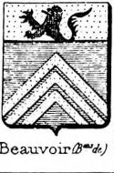 Beauvoir Coat of Arms / Family Crest 16