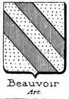 Beauvoir Coat of Arms / Family Crest 5