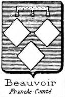 Beauvoir Coat of Arms / Family Crest 6